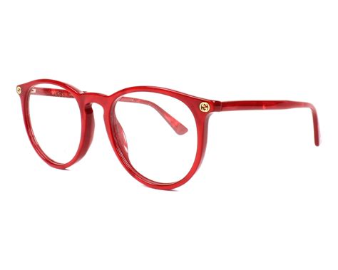 red gucci glasses|gucci red frame eyeglasses.